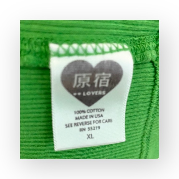 new Harajuku Lovers ❤︎ Gwen Stefani Face Graphic Tank Top ❤︎ Emerald Green ❤︎ XL - Picture 6 of 16